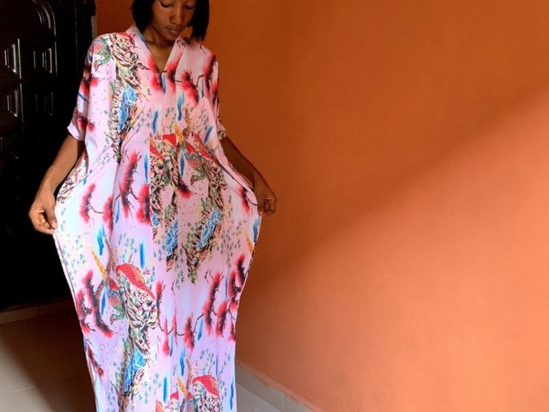 Bubu gown with headband