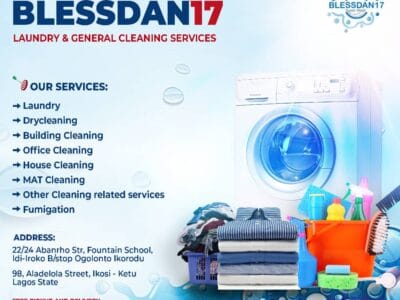 BLESSDAN SUPER WASH LAUNDRY, DRYCLEANING AND CLEANING SERVICES