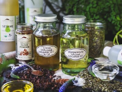 Naturally infused herbal oils