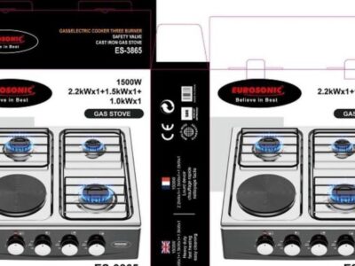 4in1 Eurosonic Electric/Gas Stove