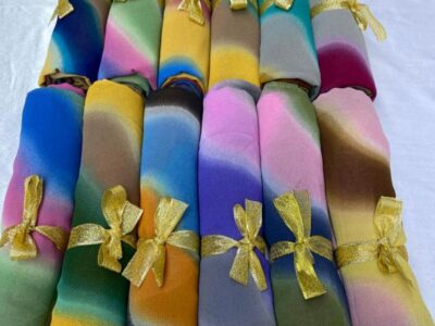 Rainbow Chiffon Scarf