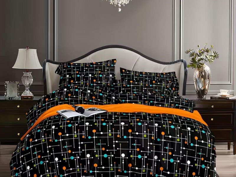 Bedspread & curtains